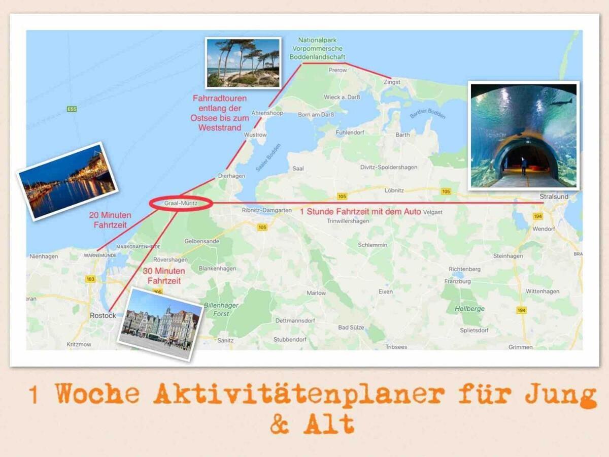 Discovair Graal-Mueritz -Villa Victoria- Strandnah Mit Netflix 外观 照片